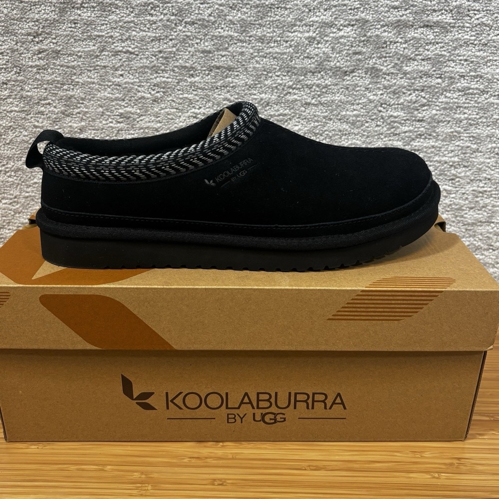 Koolaburra by UGG Black Suede Burree Clogs Men's Sz 8
